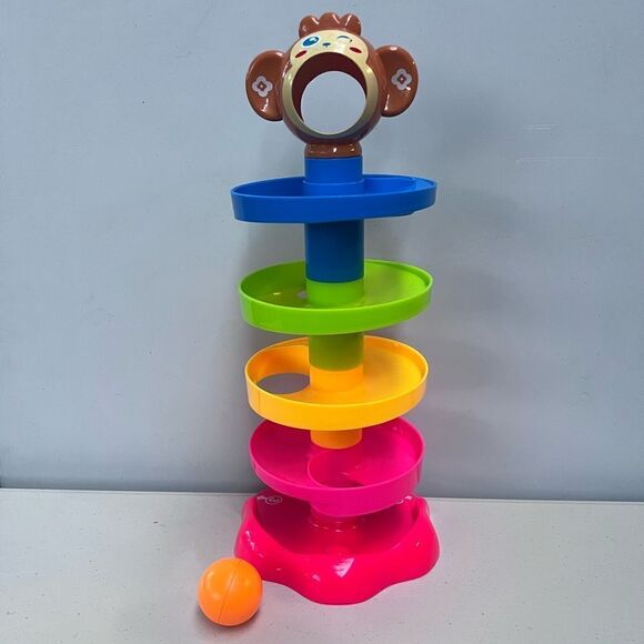 Layer Ball Drop and Roll Swirling Tower for Baby and Toddler Development - Picture 1 of 1